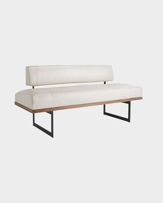 Tuck Leather Bench